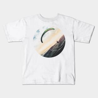 Parasailing Gravity Geometry Photography Kids T-Shirt